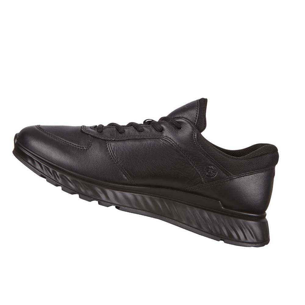 Férfi Ecco Exostride Low Gtx Tornacipő Fekete | HU 617ZUT